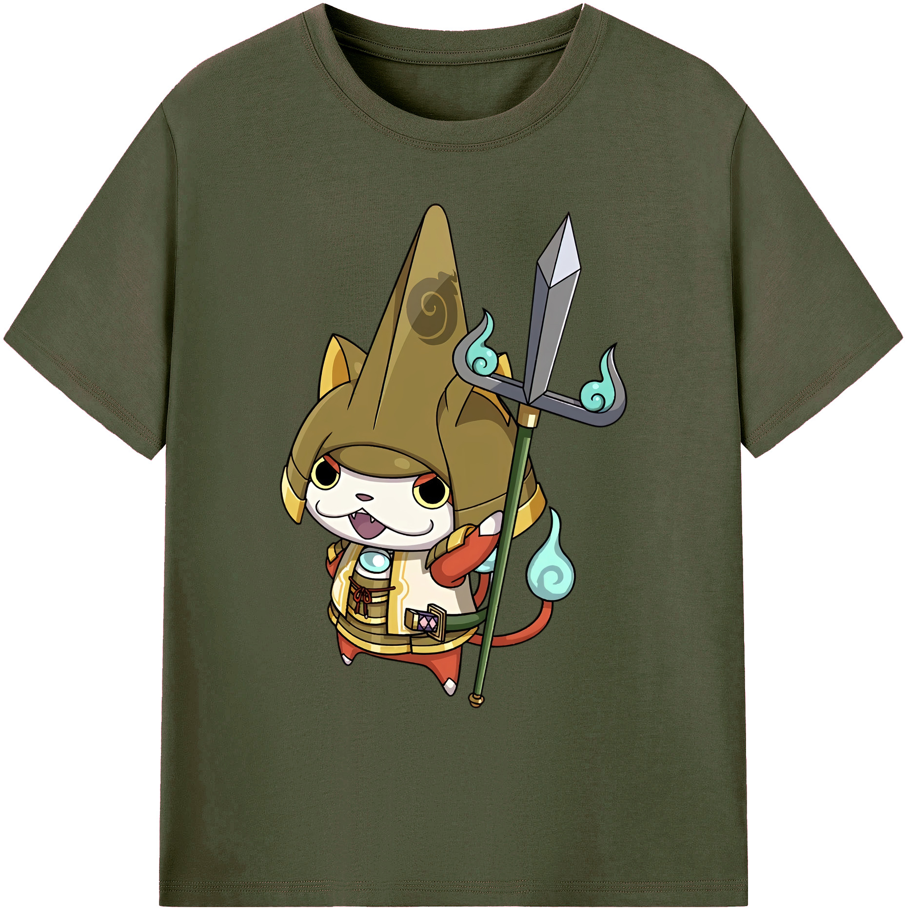（画像用） 妖怪ウォッチ Yo-kai Watch 綿100％ メンズ半袖Tシャツ｜肌触りやわらか＆通気性